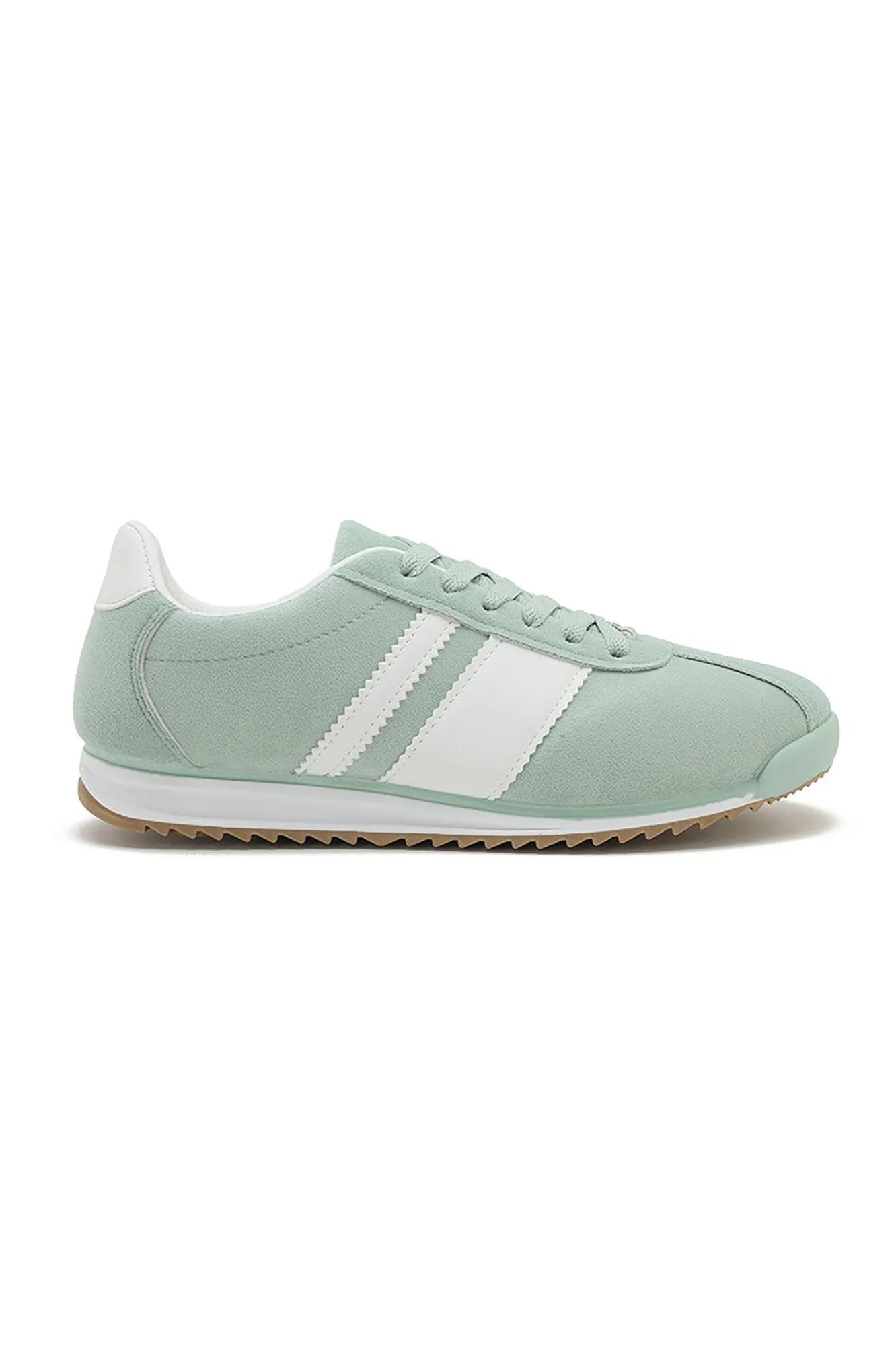 Orianna Green Suedette Trainers sold by Vavavoom product image thumbnail 3