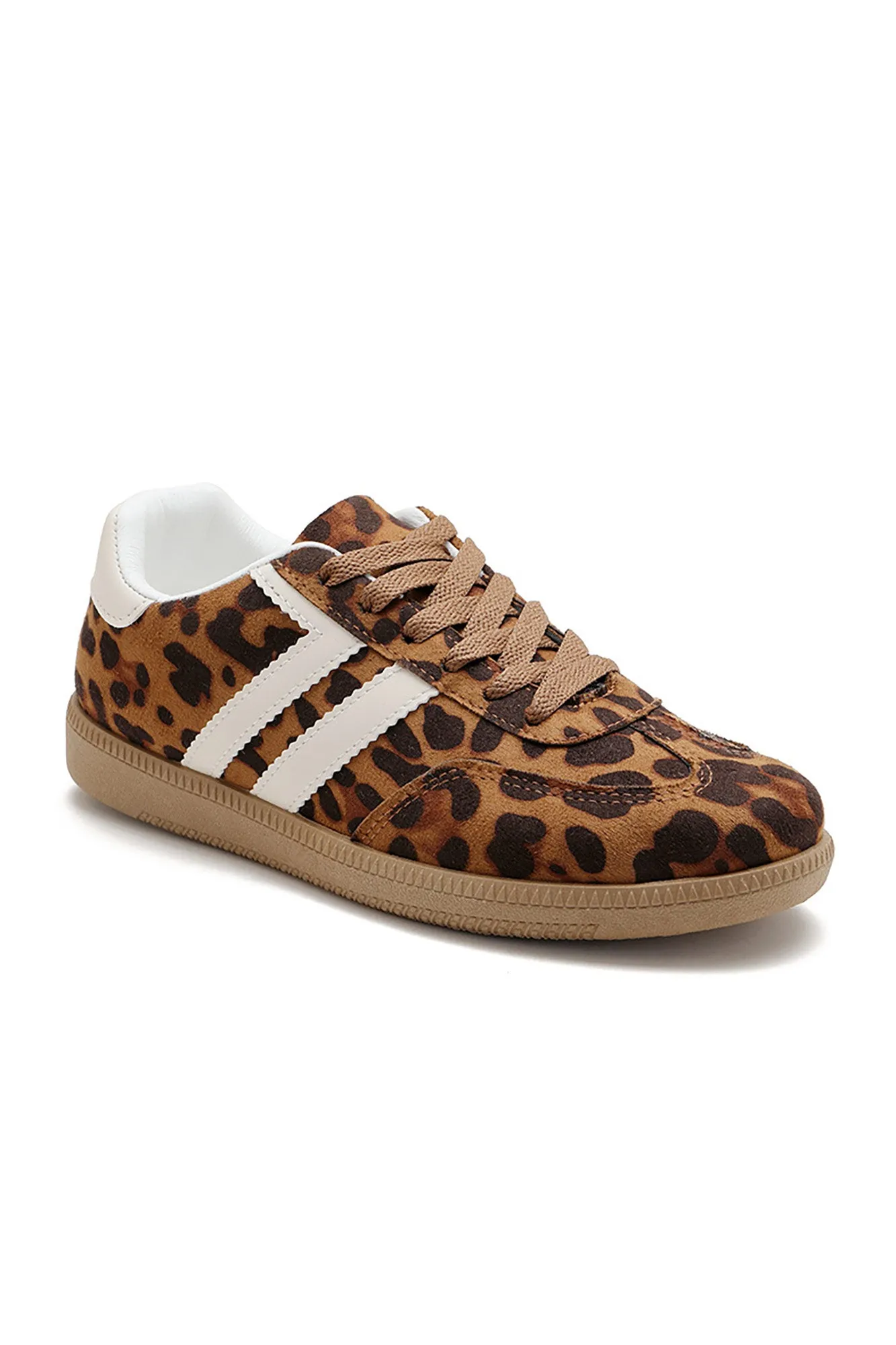 Alaina Leopard Suedette Trainers sold by Vavavoom product image thumbnail 2
