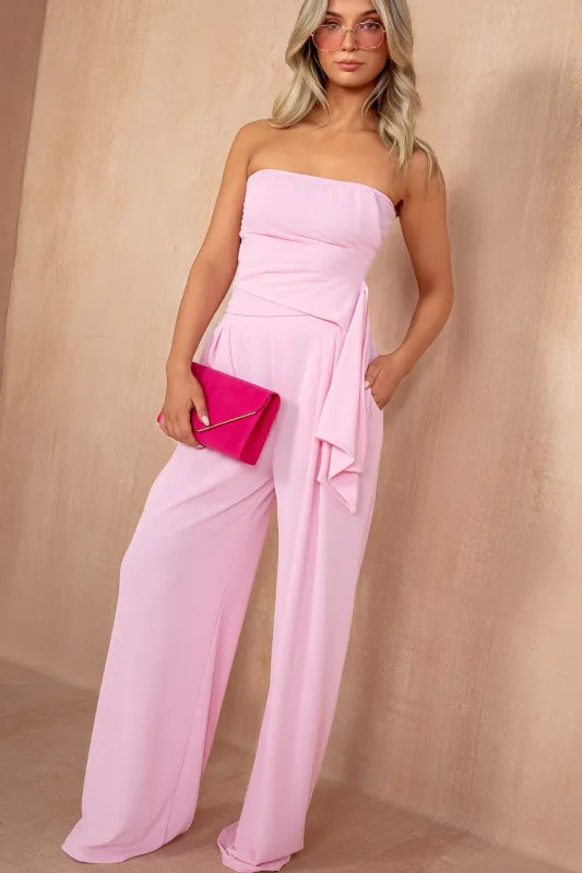 Oona Pink Bandeau Set sold by Va Va Voom