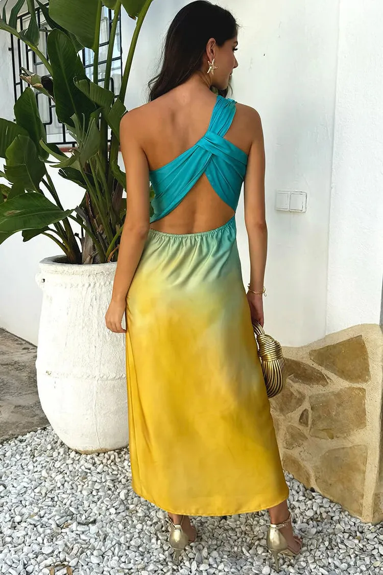 Kaylie Sunset Ombre Midi Dress sold by Va Va Voom product image thumbnail 2