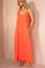 Rosalie Coral Cami Maxi Dress sold by Va Va Voom
