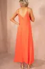 Rosalie Coral Cami Maxi Dress sold by Va Va Voom