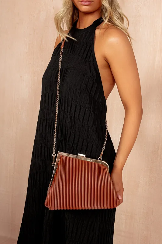 Claudia Tan PU Detachable Chain Bag sold by Va Va Voom