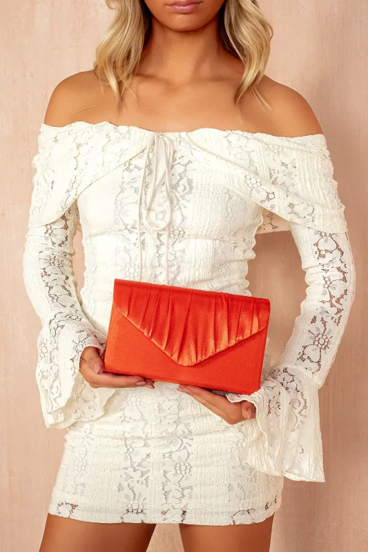 Liz Scarlett Satin Detachable Chain Bag sold by Va Va Voom