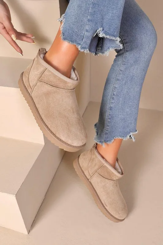 Addison Stone Suedette Mules sold by Vavavoom