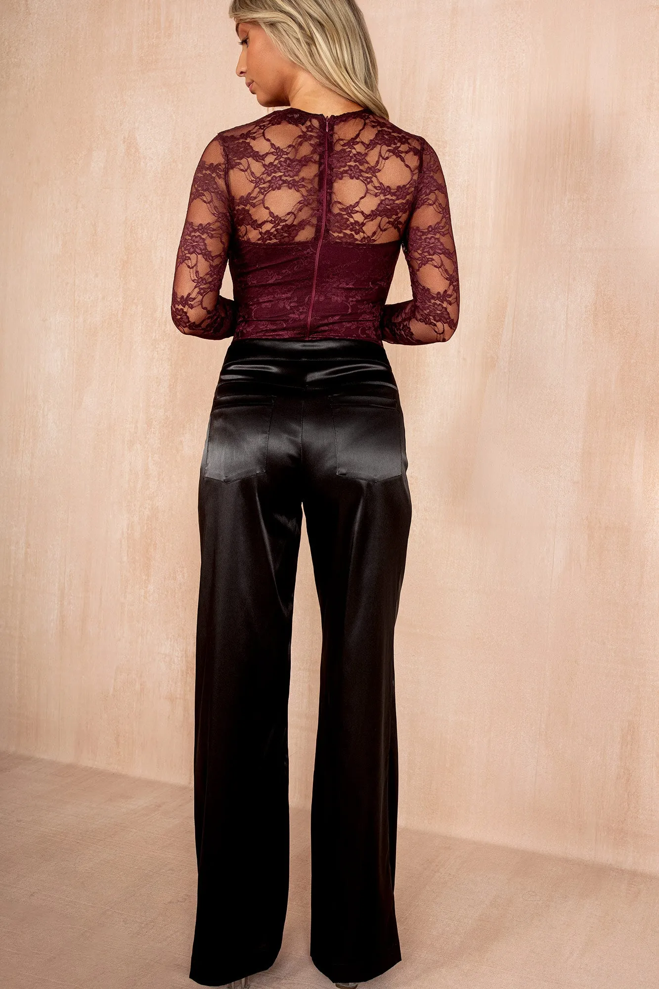 Emilie Plum Lace Bodysuit sold by Vavavoom product image thumbnail 5