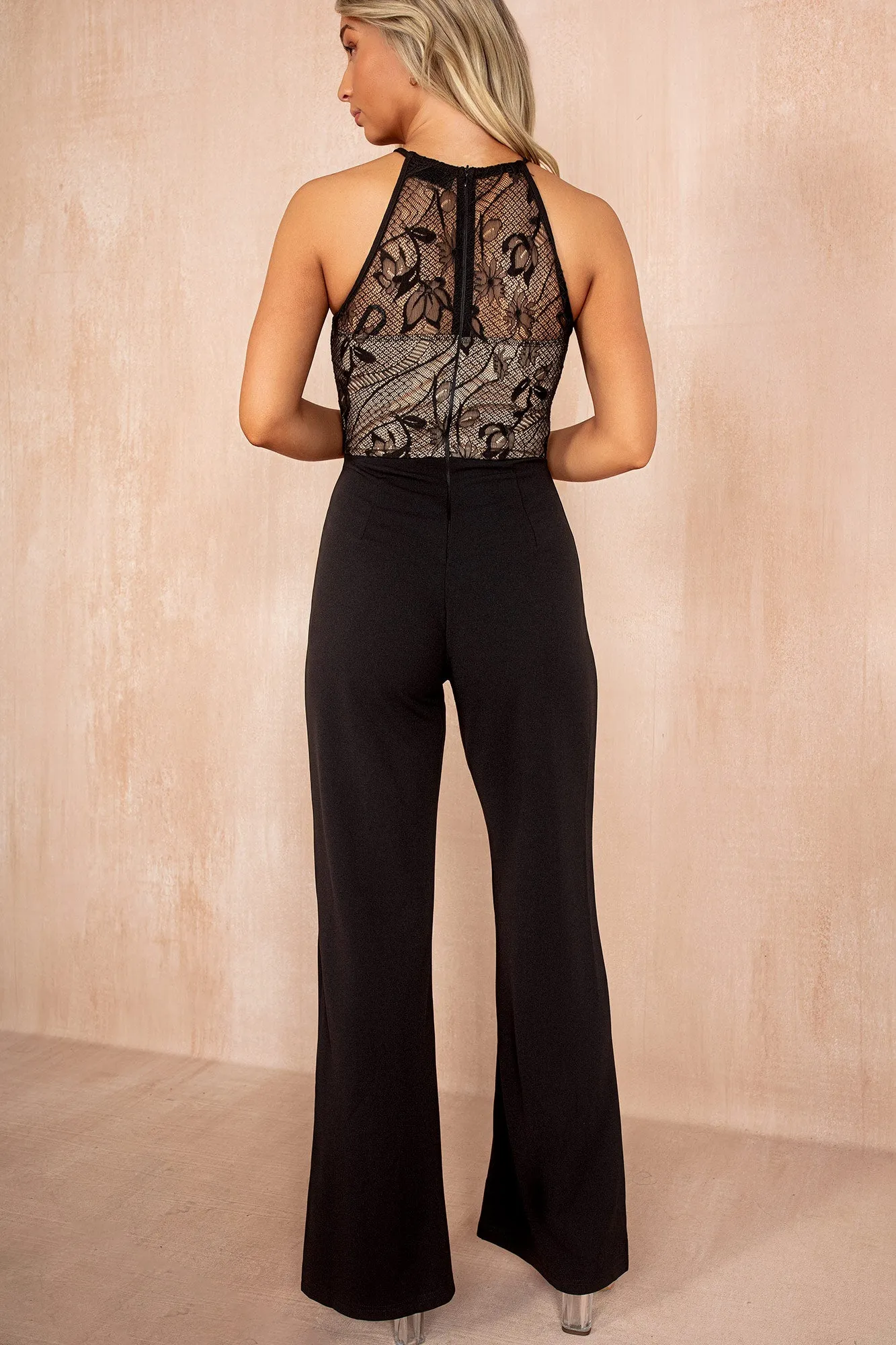 Esmerelda Black Lace 2 in 1 Jumpsuit sold by Vavavoom product image thumbnail 4