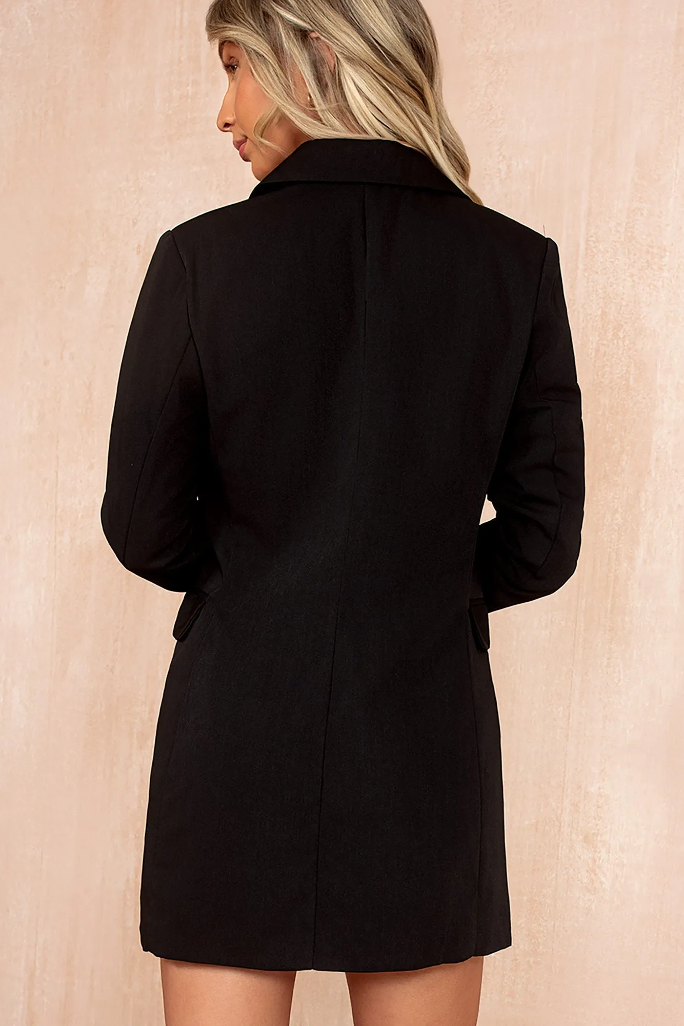 Gemma Black Tailored Blazer Dress sold by Vavavoom product image thumbnail 4
