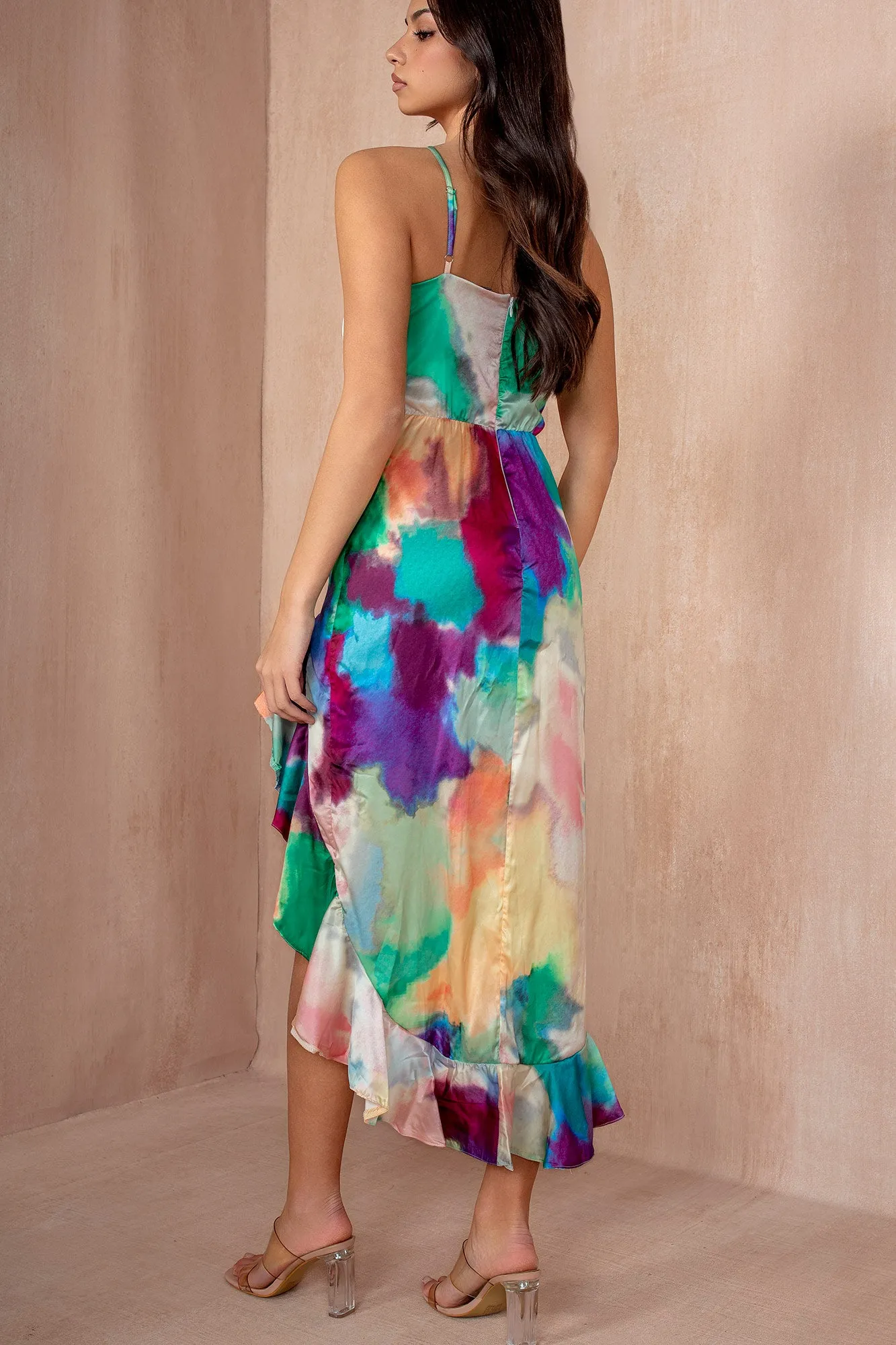 Saoirse Multi Print Midi Dress sold by Va Va Voom product image thumbnail 4