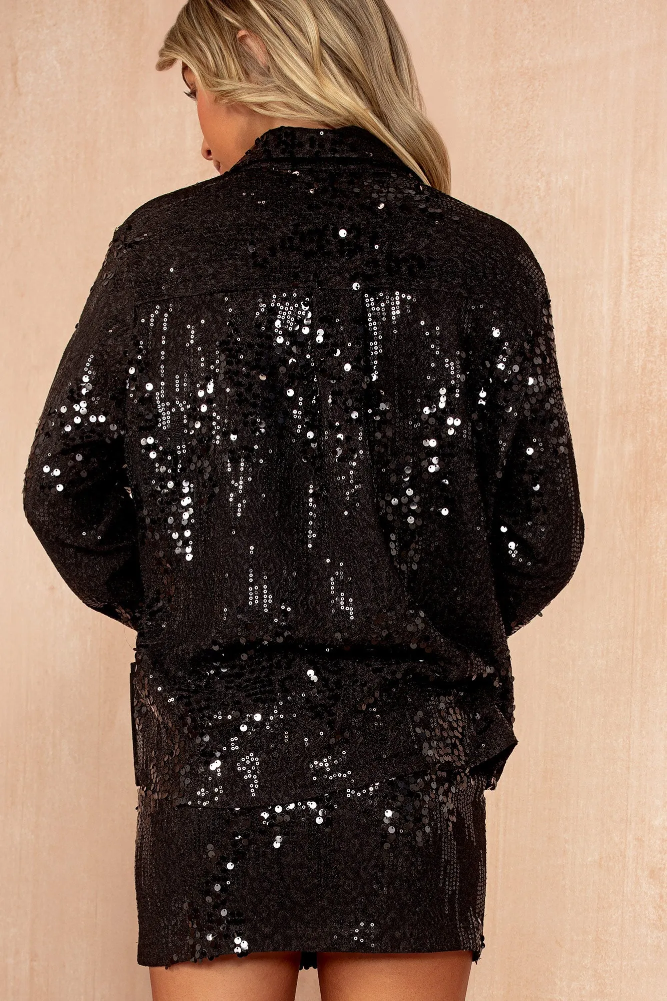 Chloe Black Sequin Shirt sold by Vavavoom product image thumbnail 4