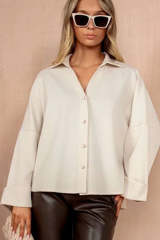 Val Stone Oversized Shirt sold by Vavavoom