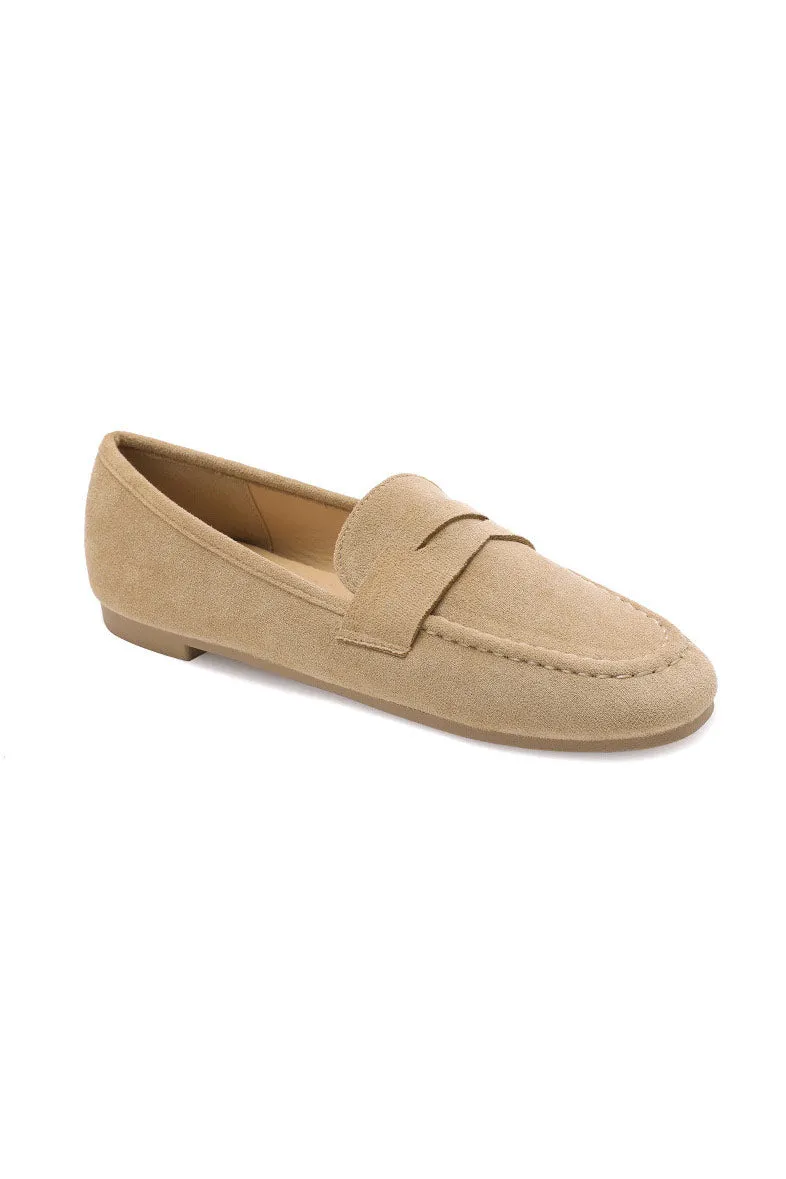 Kallie Camel Suedette Loafers sold by Vavavoom product image thumbnail 2