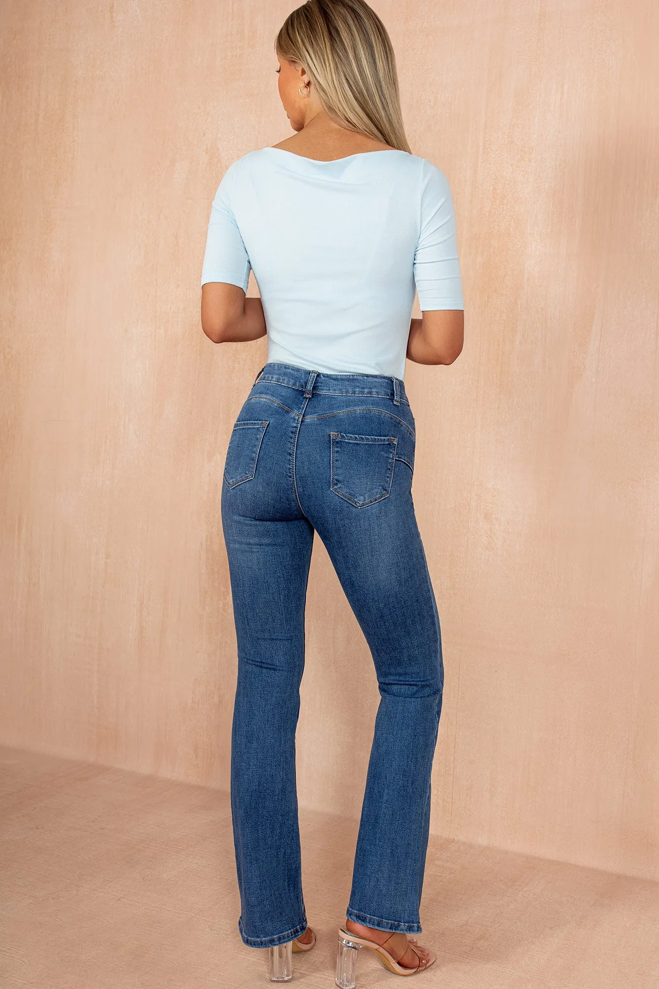 Veyda Blue Boat Neck Top sold by Vavavoom product image thumbnail 4