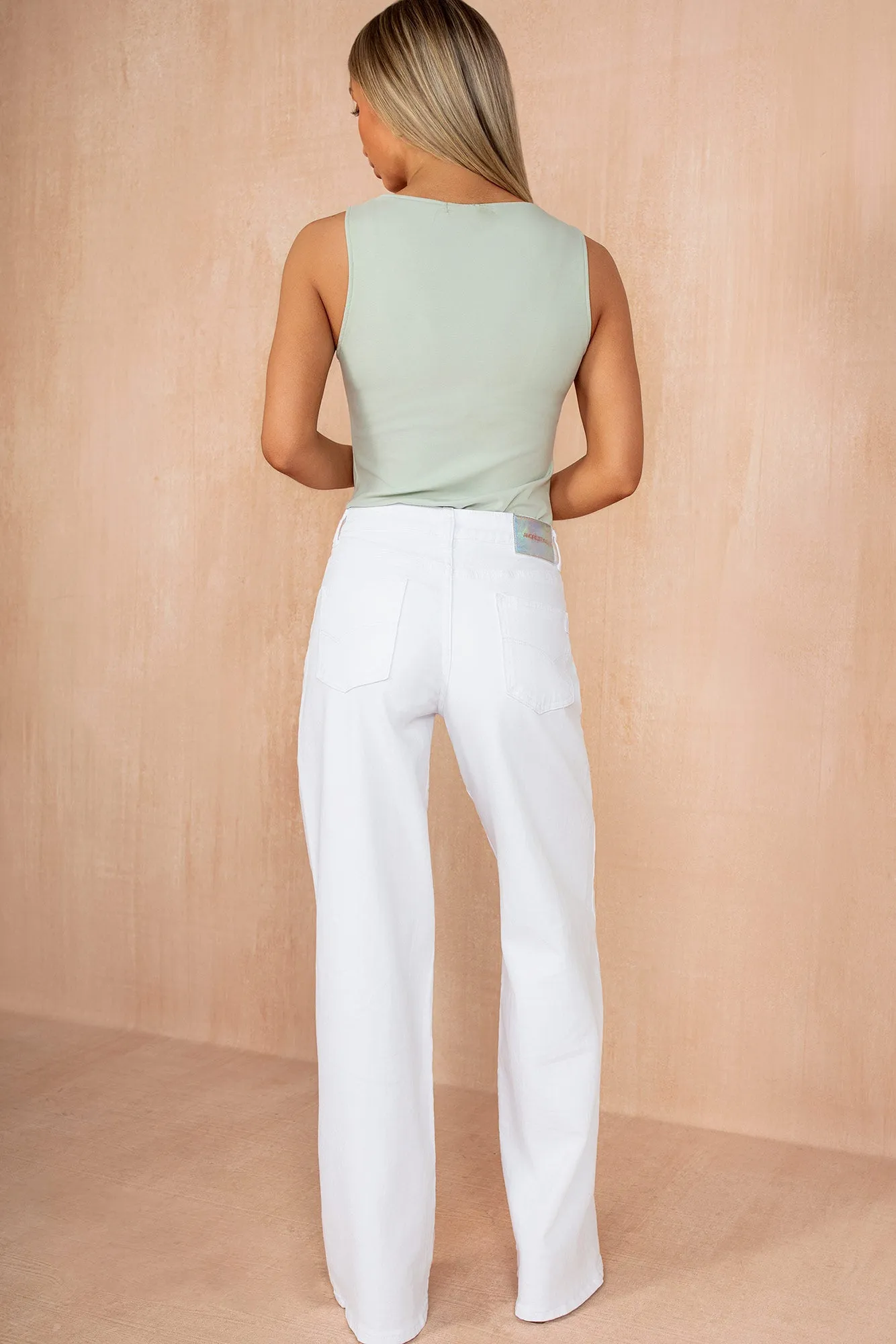 Grayson White Wide Leg Jeans sold by Vavavoom product image thumbnail 3