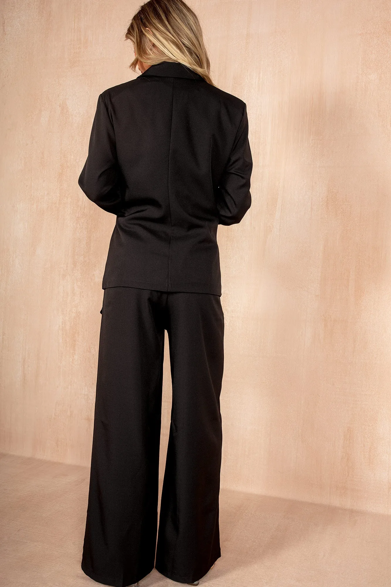 Sylvie Black Tie Waist Blazer Suit sold by Vavavoom product image thumbnail 2