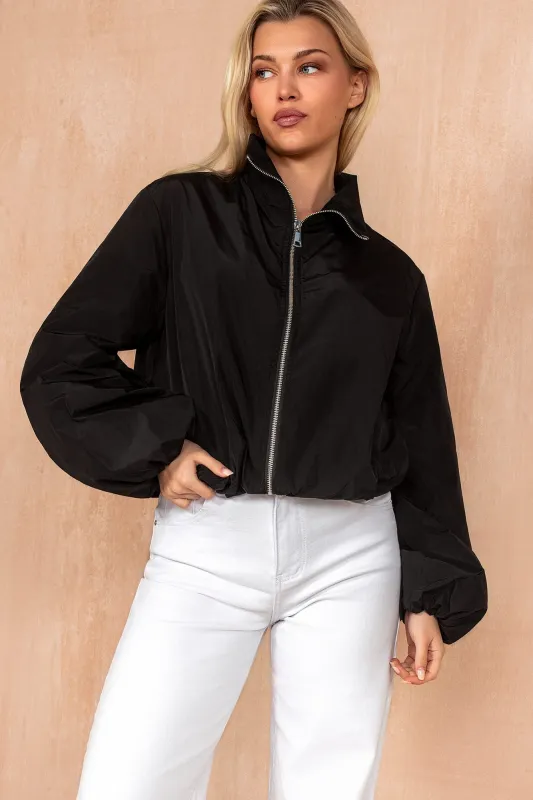 Jenna Black Bomber Jacket made by Vavavoom