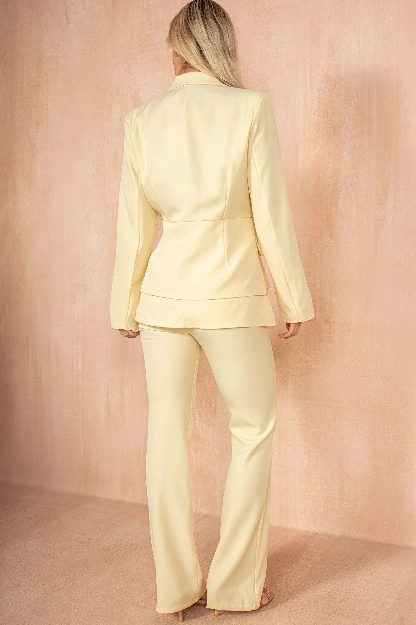 Maddie Lemon Blazer Suit sold by Vavavoom product image thumbnail 4