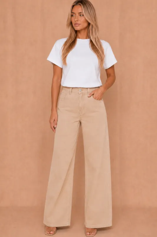 Samantha Stone Wide Leg Jeans made by Vavavoom