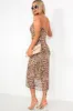 Nori Leopard Print Mesh Bandeau Dress sold by Va Va Voom