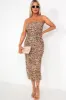 Nori Leopard Print Mesh Bandeau Dress sold by Va Va Voom