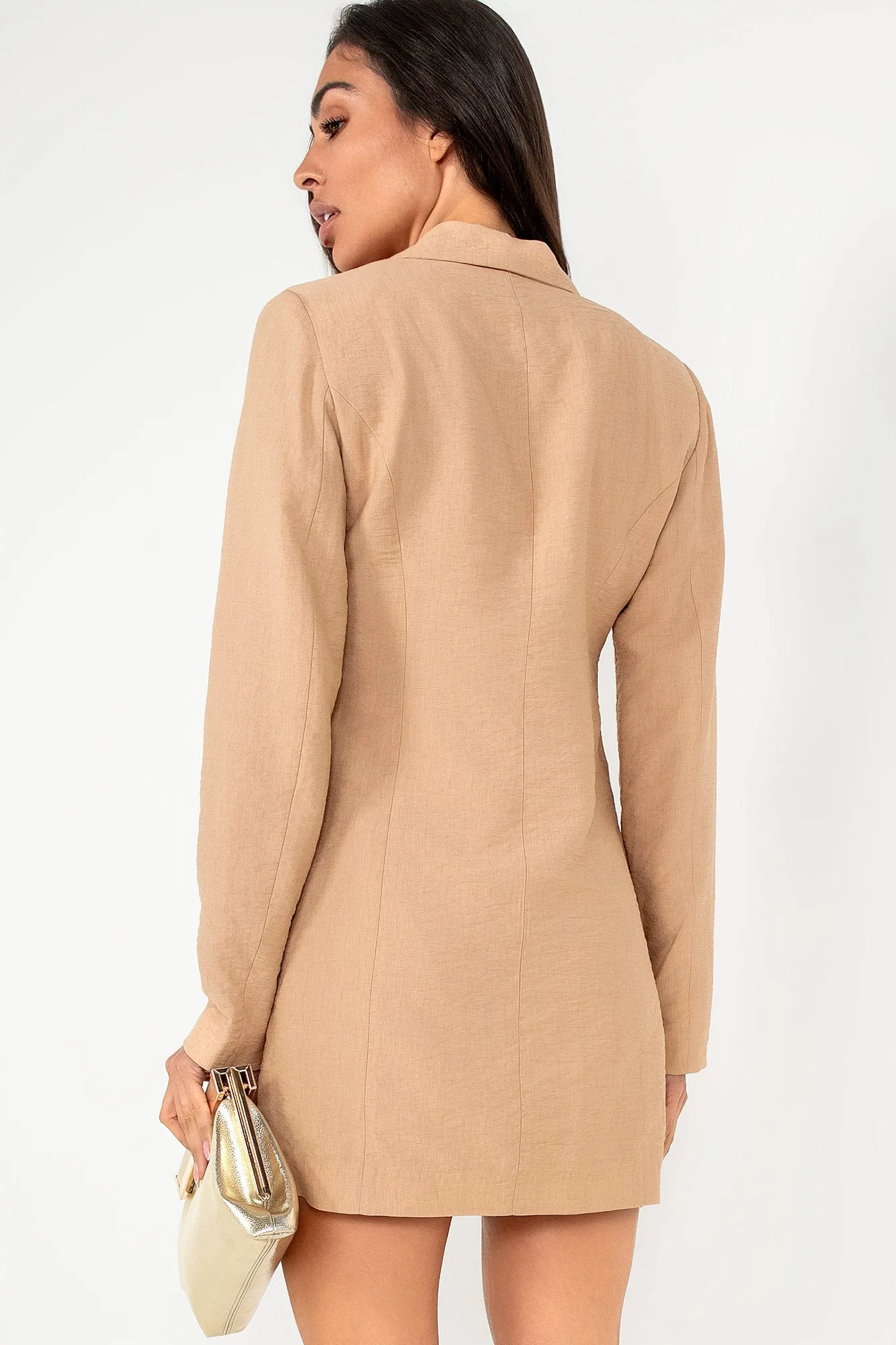 Navi Camel Blazer Dress sold by Va Va Voom product image thumbnail 2