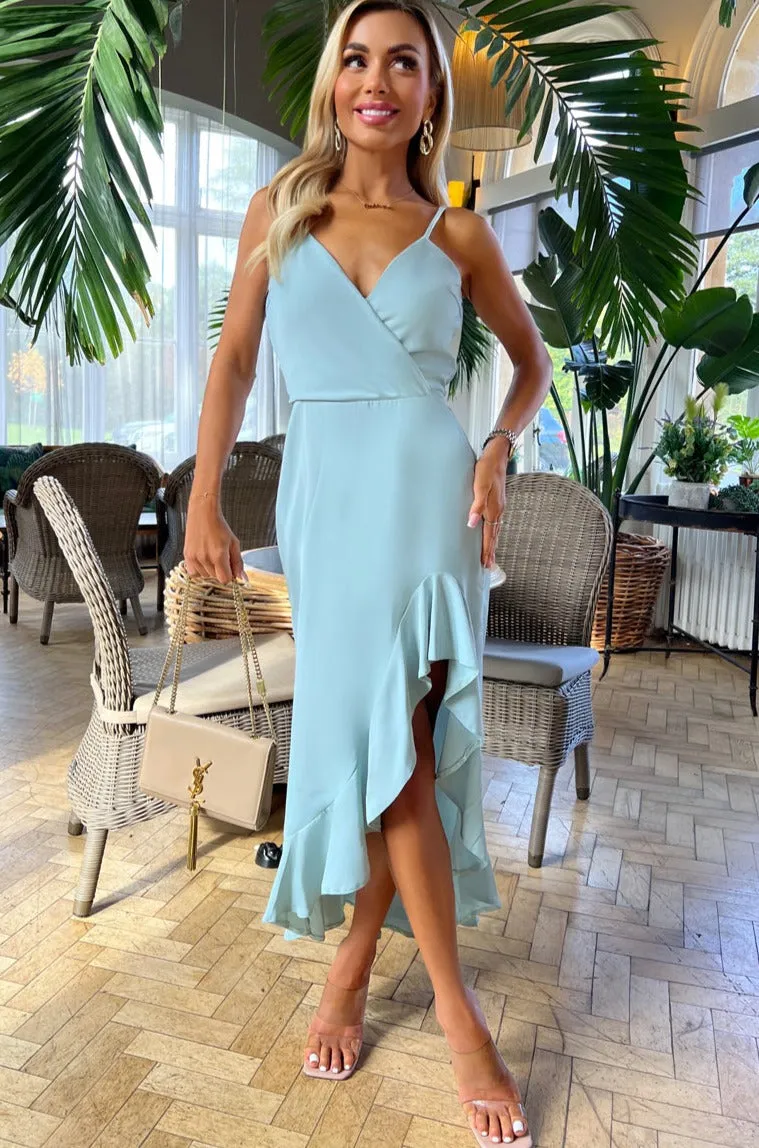 AX Paris Viv Duck Egg Midi Dress sold by Va Va Voom product image thumbnail 3