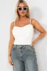 Oaklyn Cream Knit Crop Top sold by Va Va Voom