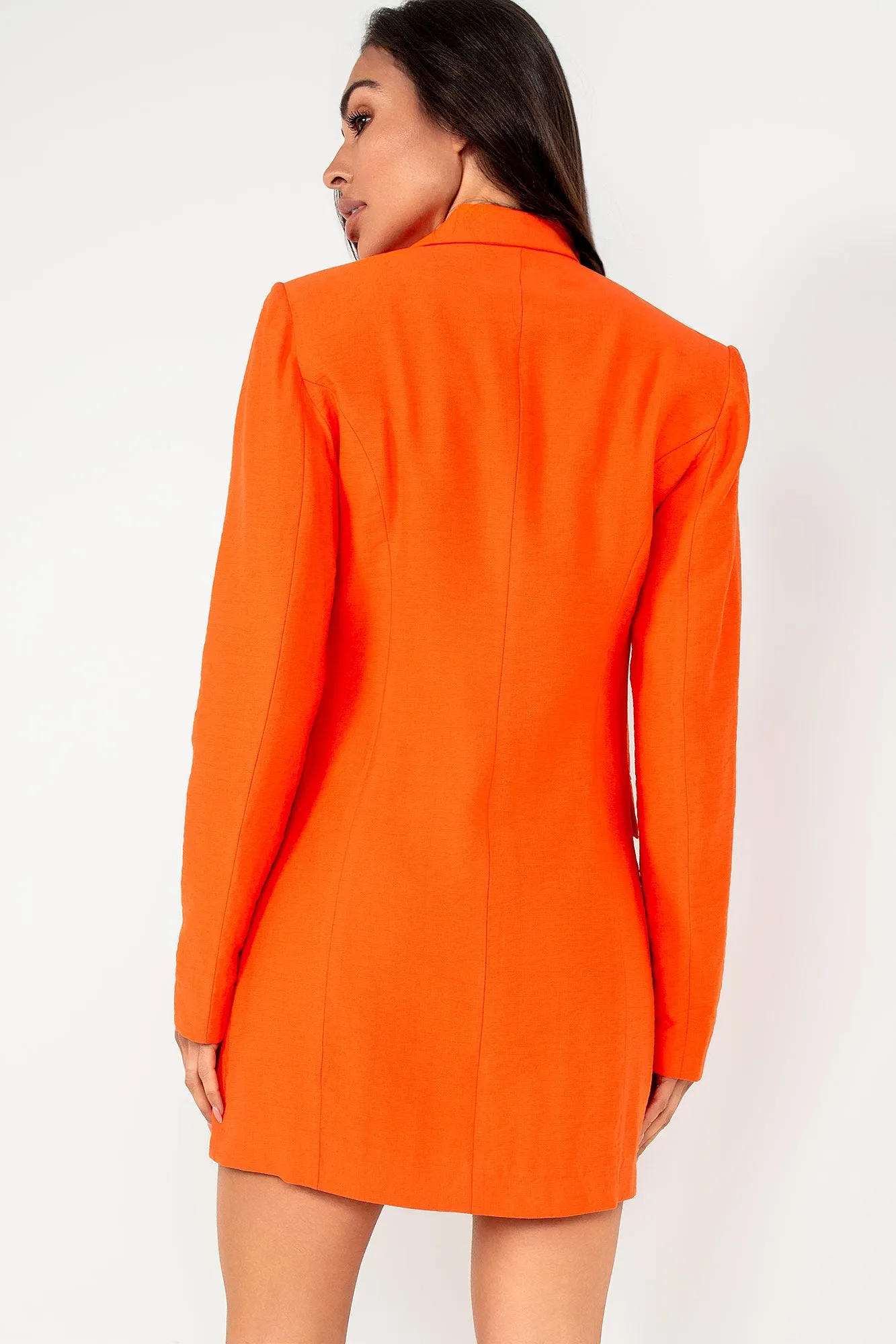Navi Orange Blazer Dress sold by Va Va Voom product image thumbnail 3