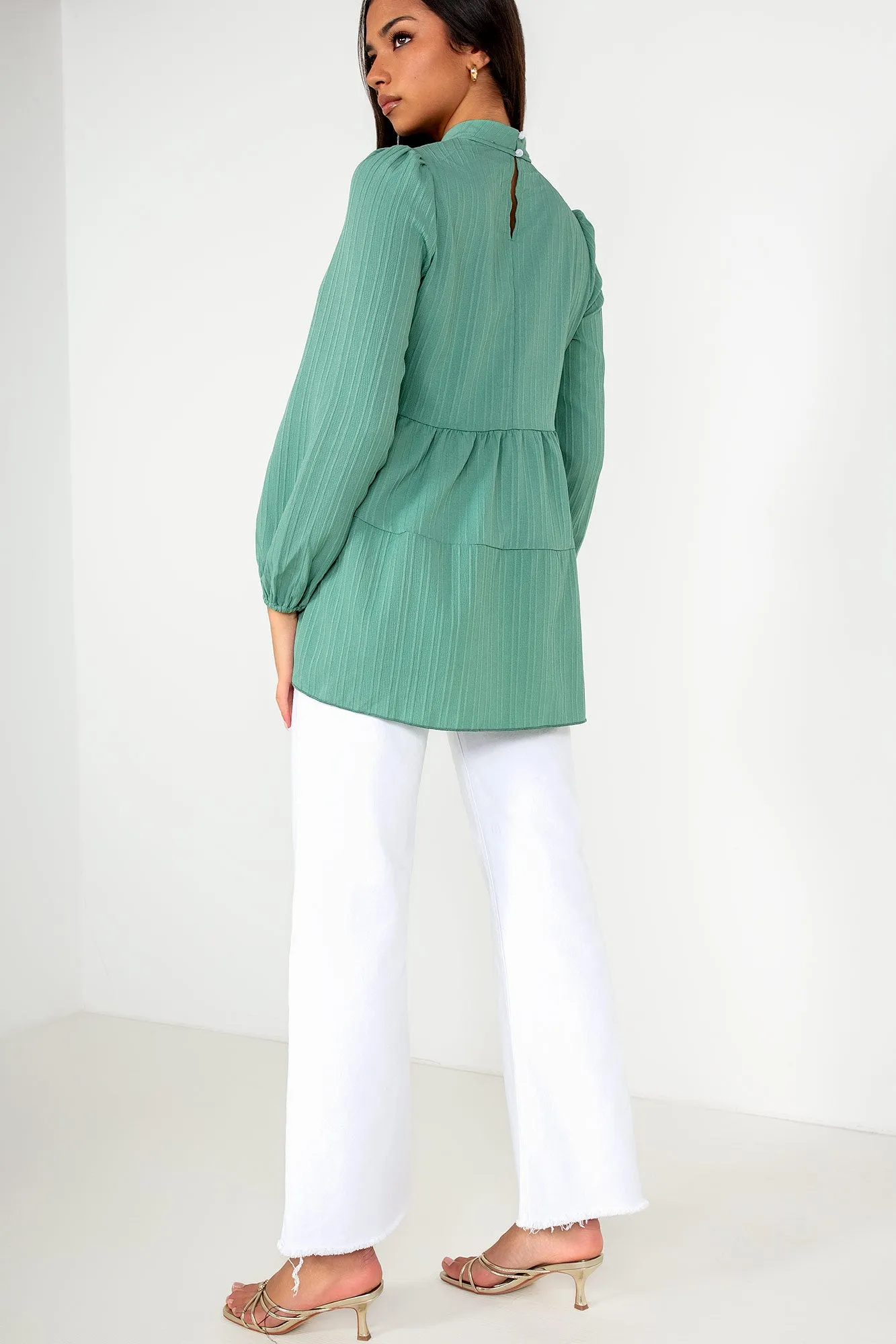 Pearla Sage Smock Top sold by Va Va Voom product image thumbnail 2