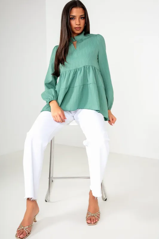 Pearla Sage Smock Top sold by Va Va Voom
