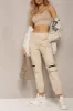 Sammie Stone Cargo Trousers sold by Va Va Voom