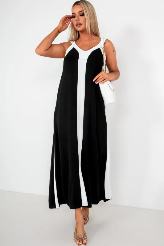 Farrah Monochrome Maxi Dress sold by Va Va Voom