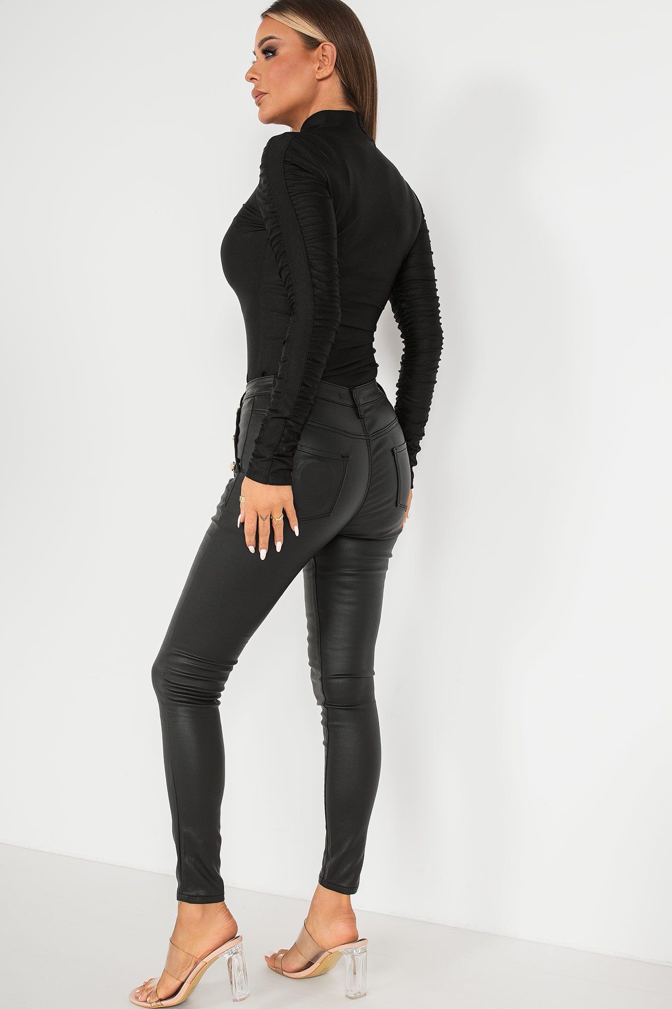 Becks Black High Neck Top sold by Va Va Voom product image thumbnail 2