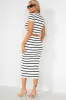 Reneta White Striped Knit Co Ord sold by Va Va Voom