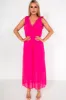 Helga Cerise Pink Chiffon Dress sold by Va Va Voom