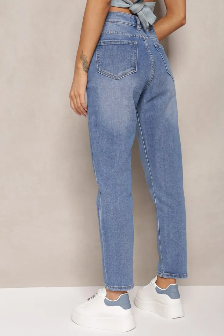 Ofelia Blue Mom Jeans sold by Va Va Voom product image thumbnail 5
