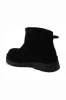 Rainey Black Suedette Ankle Boots sold by Va Va Voom