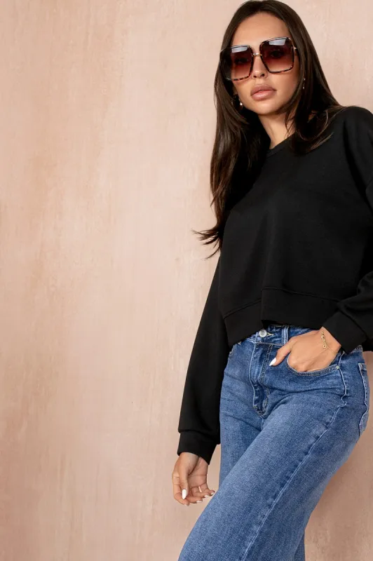 Oceana Black Sweatshirt sold by Va Va Voom