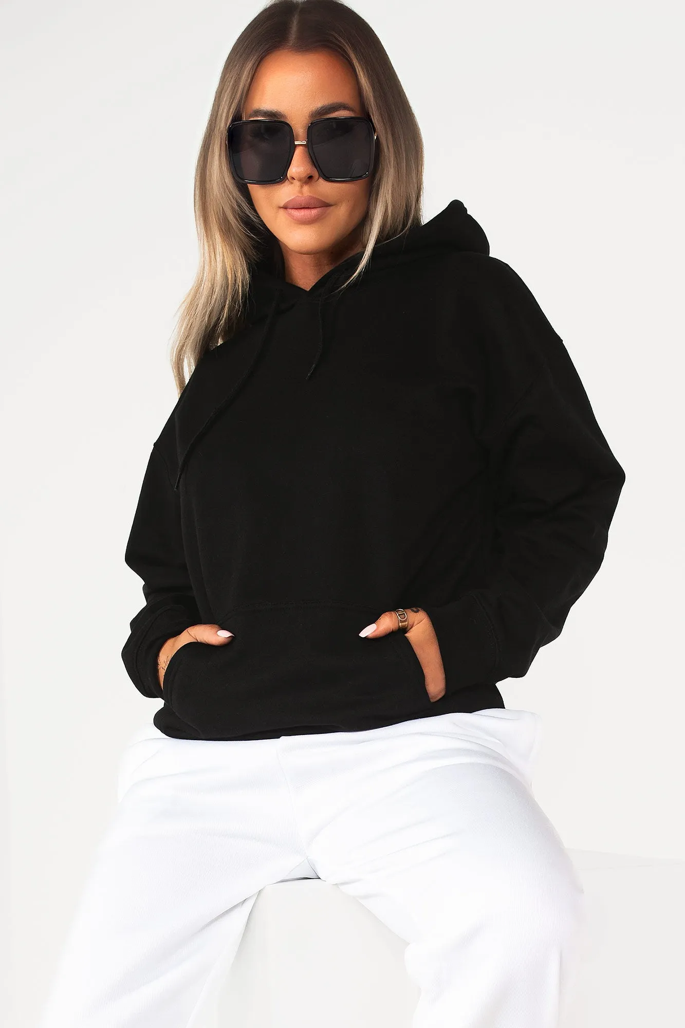 Toni Black Oversized Hoodie sold by Va Va Voom
