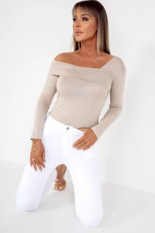 Faith Stone One Shoulder Top sold by Va Va Voom