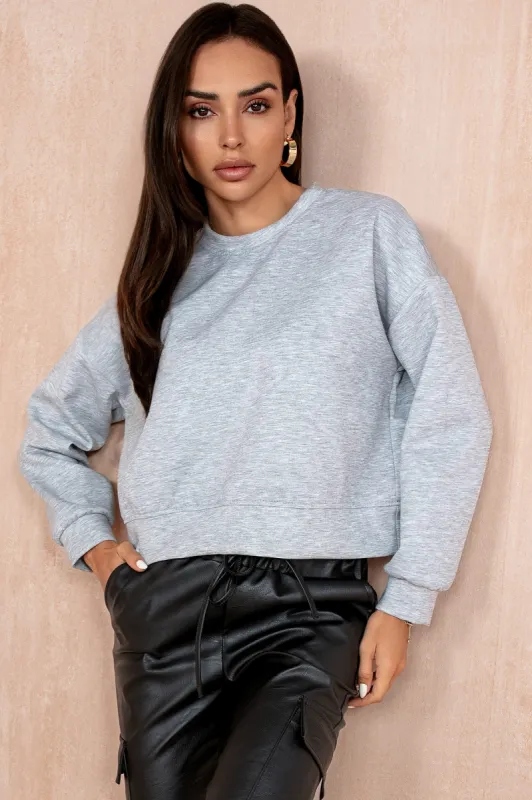 Oceana Grey Sweatshirt sold by Va Va Voom