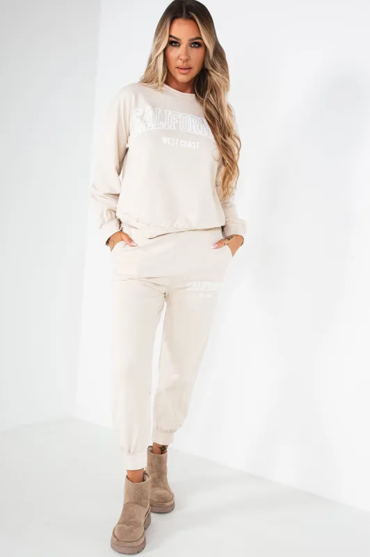 Oksana Stone 'California' Jogger Co Ord sold by Va Va Voom