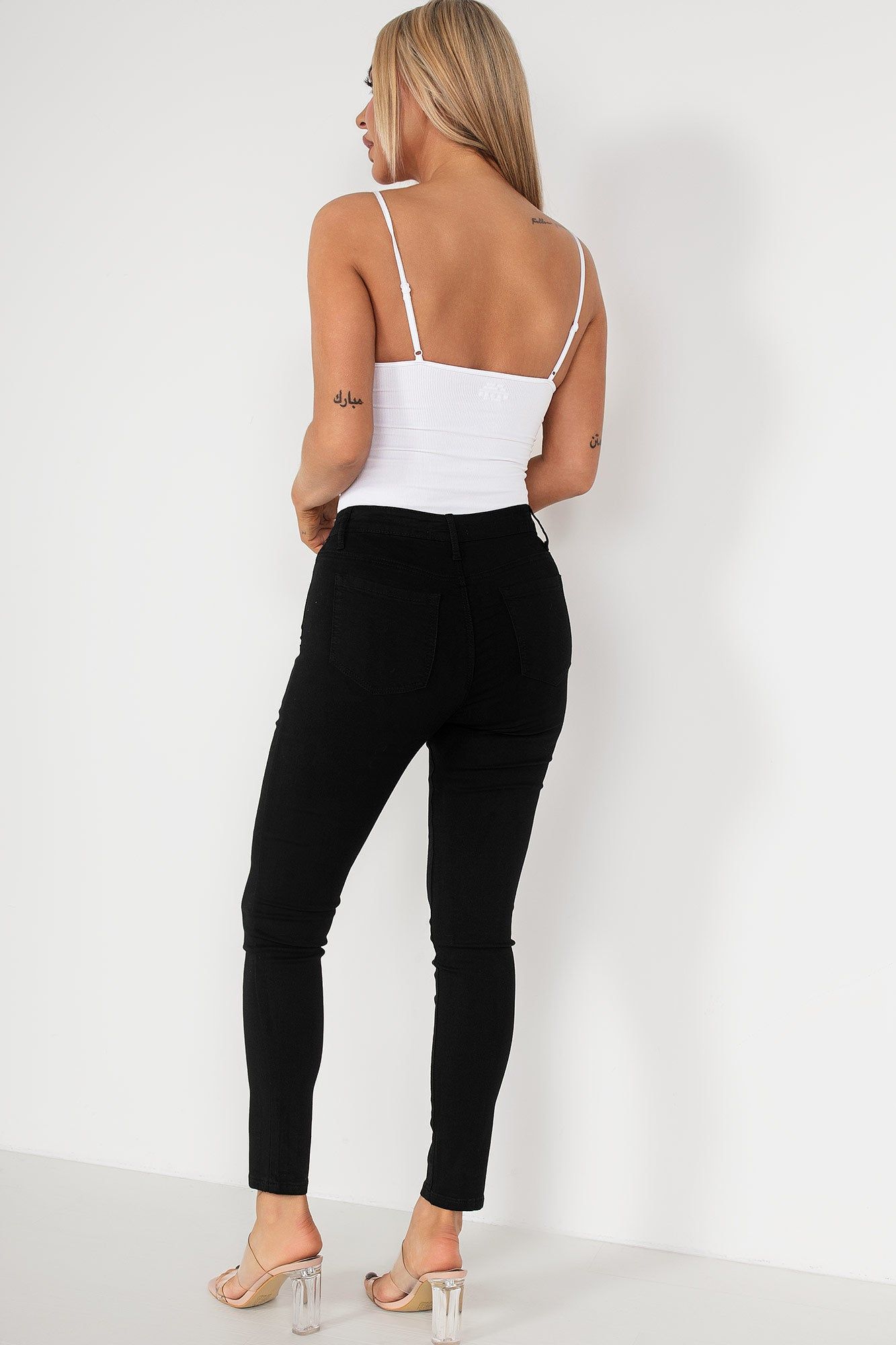 Nellie Black Skinny Jeans sold by Va Va Voom product image thumbnail 2
