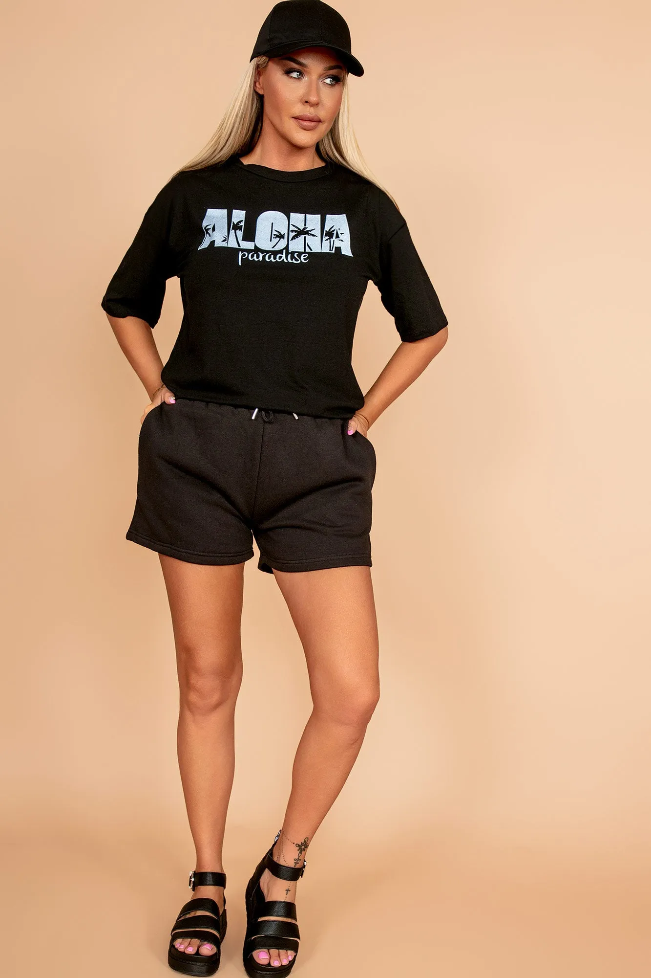 Luella Black 'Aloha Paradise' T-Shirt sold by Va Va Voom product image thumbnail 3