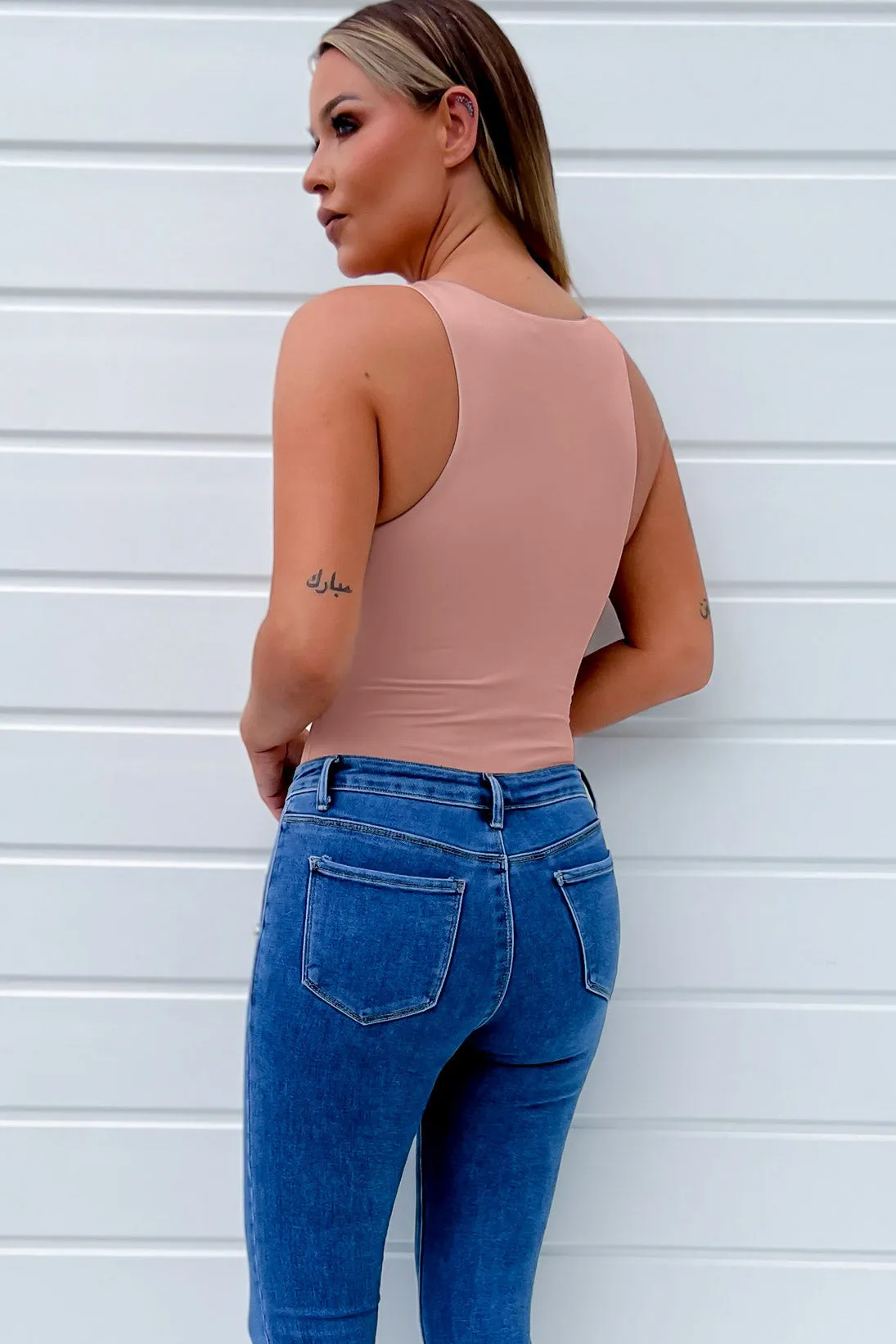 Prim Rose Slinky Sleeveless Bodysuit sold by Va Va Voom product image thumbnail 2