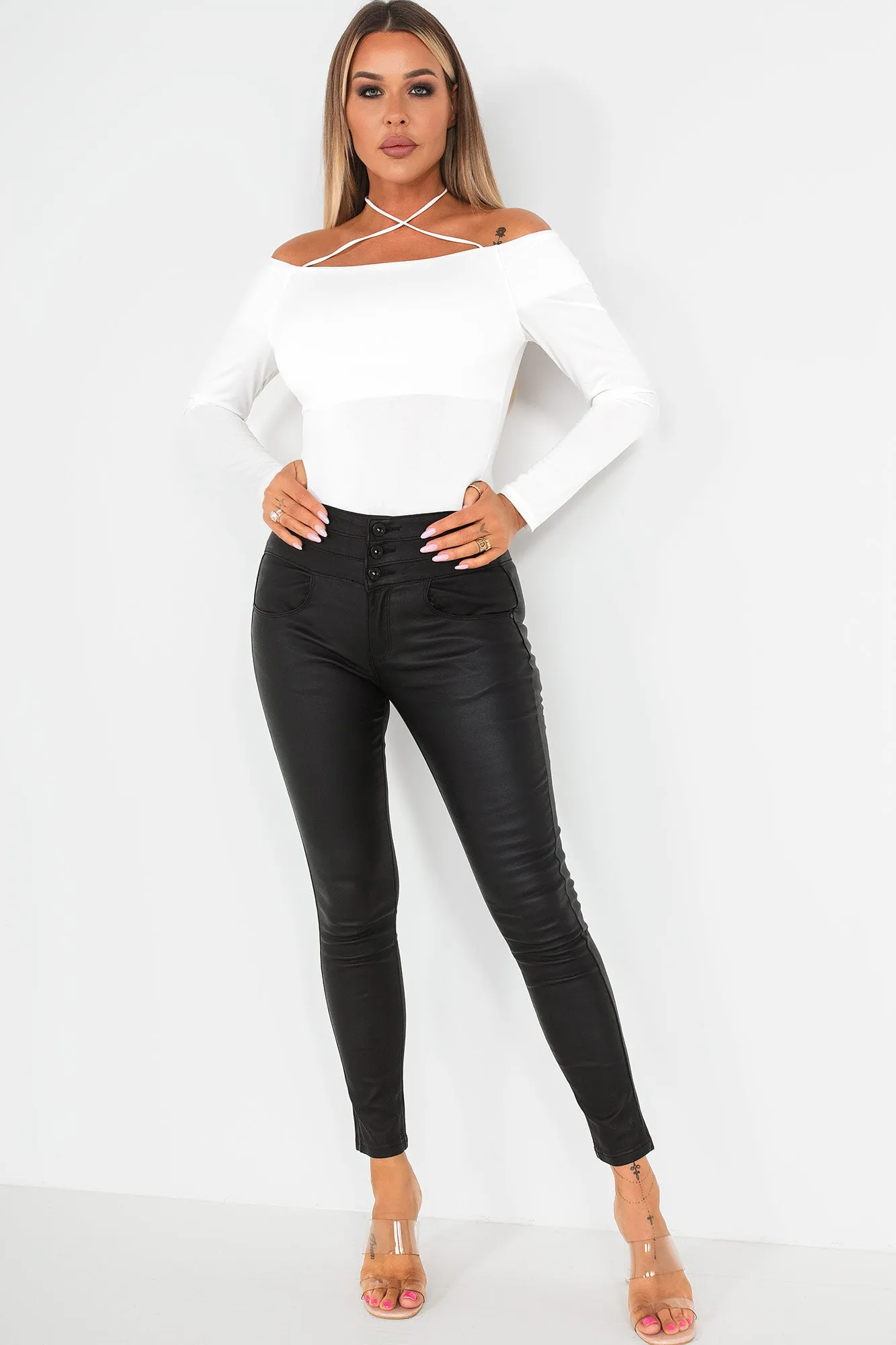 Ellie White Bardot Top sold by Vavavoom product image thumbnail 3