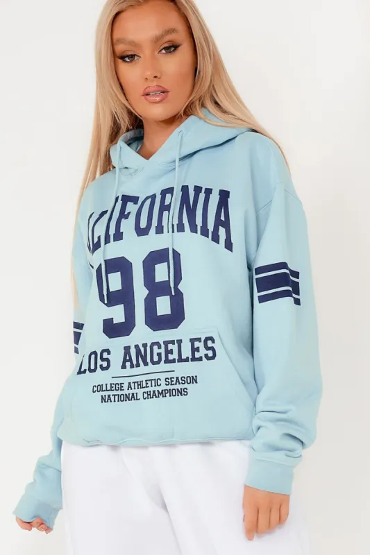 Jessica Blue California Hoodie sold by Va Va Voom