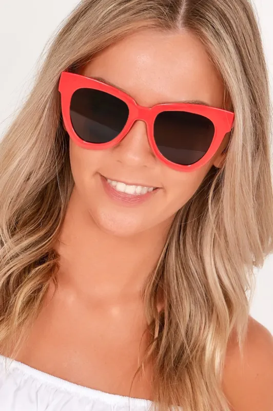 Red Frame Sunglasses sold by Va Va Voom
