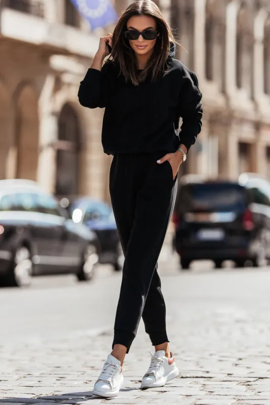 Adrienne Black Jogger Co Ord sold by Va Va Voom