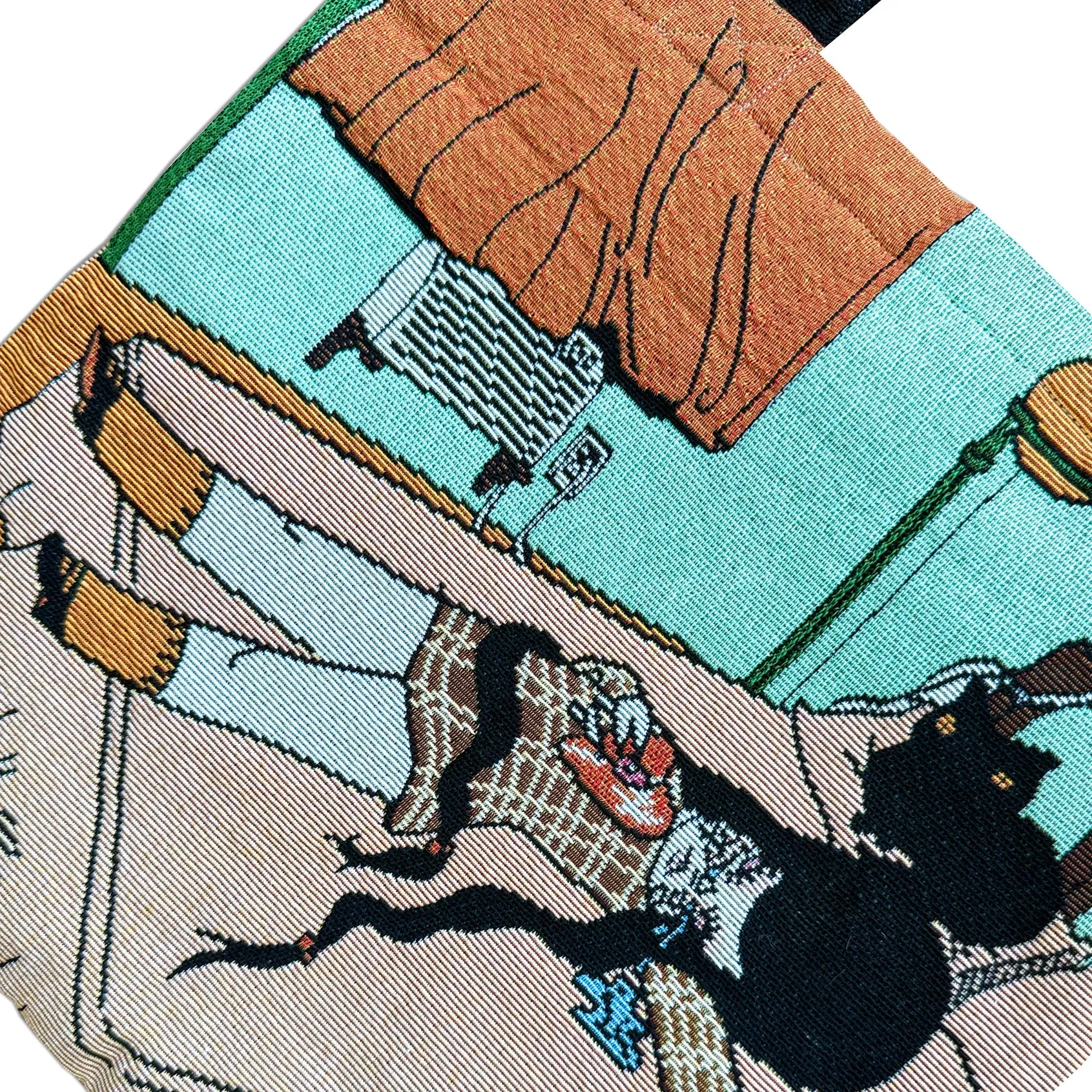 The Blues Woven Tote sold by Valfre product image thumbnail 2